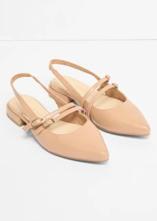 Marco Tozzi ballerina's met bandjes • camel • bonprix online shop