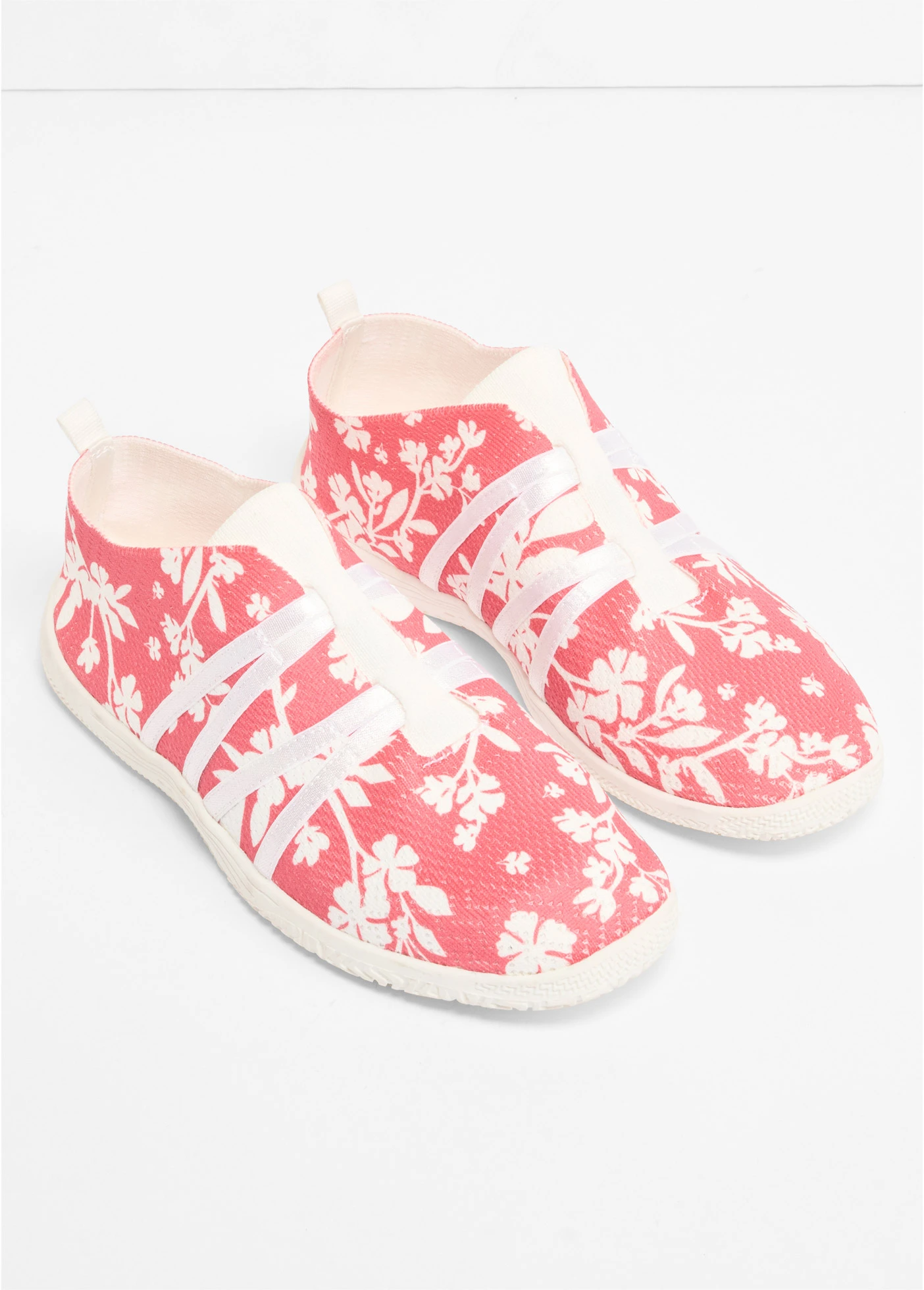 Chaussures pieds nus à semelle souple • rose à fleurs • Boutique bonprix
