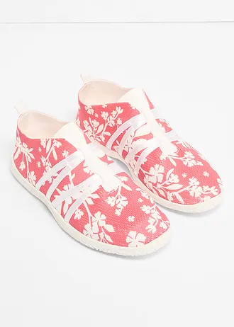 Barefoot schoenen met flexibele zool, Kleur: roze gebloemd