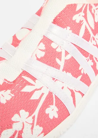 Barefoot schoenen met flexibele zool • roze gebloemd • bonprix online shop