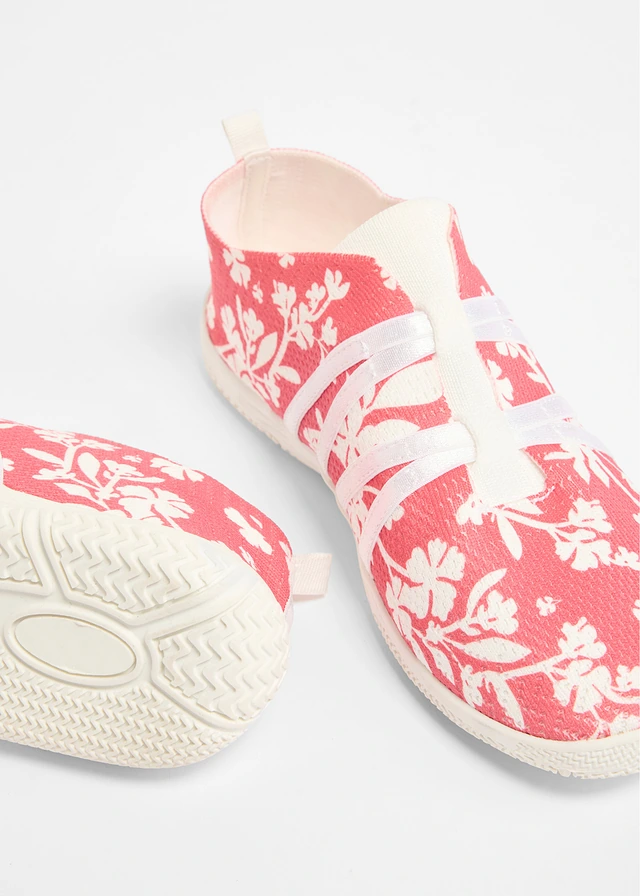 Tenisky barefoot s flexibilnou podrážkou • ružová kvetovaná • obchod bonprix