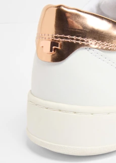 Sneakers van Tom Tailor met metallic details • wit/roségoud • bonprix online shop