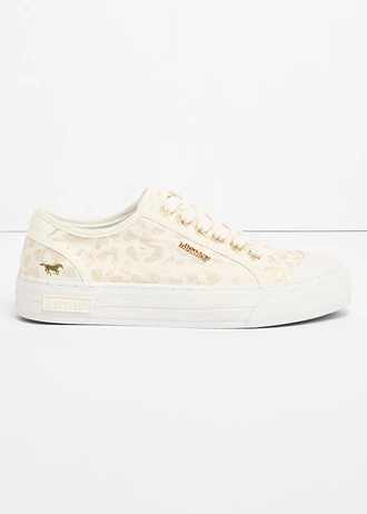 Mustang sneakers met animal print
