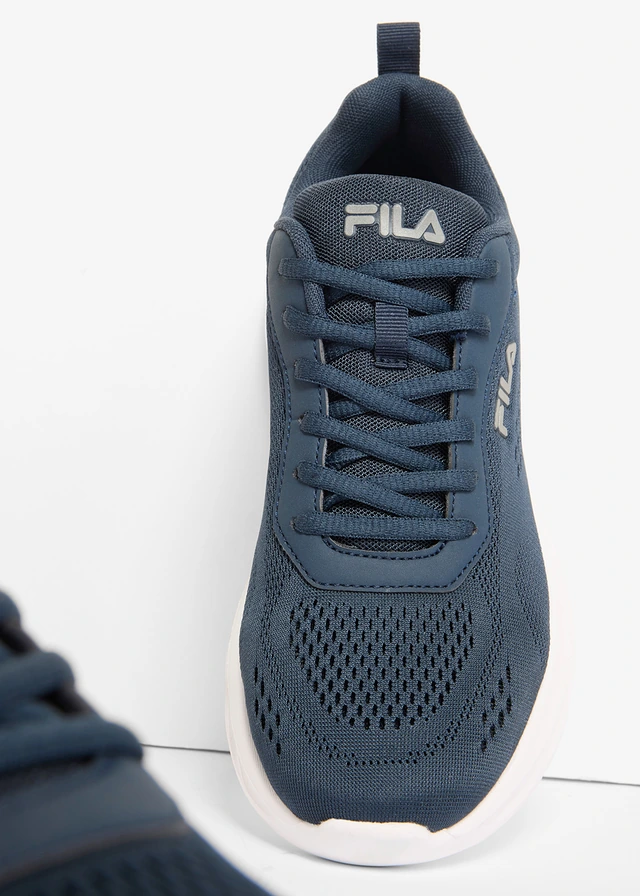 Sneakersy Fila z miękkiego materiału • czarno-niebieski • sklep bonprix