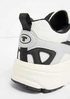 Pantofi sport chunky marca Tom Tailor cu talpă ușoară • negru/argintiu • magazin bonprix