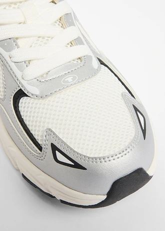 Tom Tailor Chunky cipő könnyed járótalppal • fehér/ezüstszín • bonprix áruház