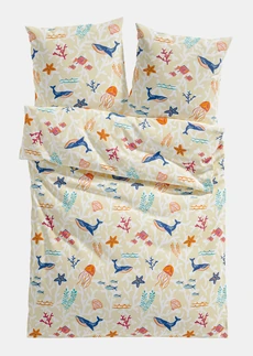 Linon dekbedovertrek • crème • bonprix online shop