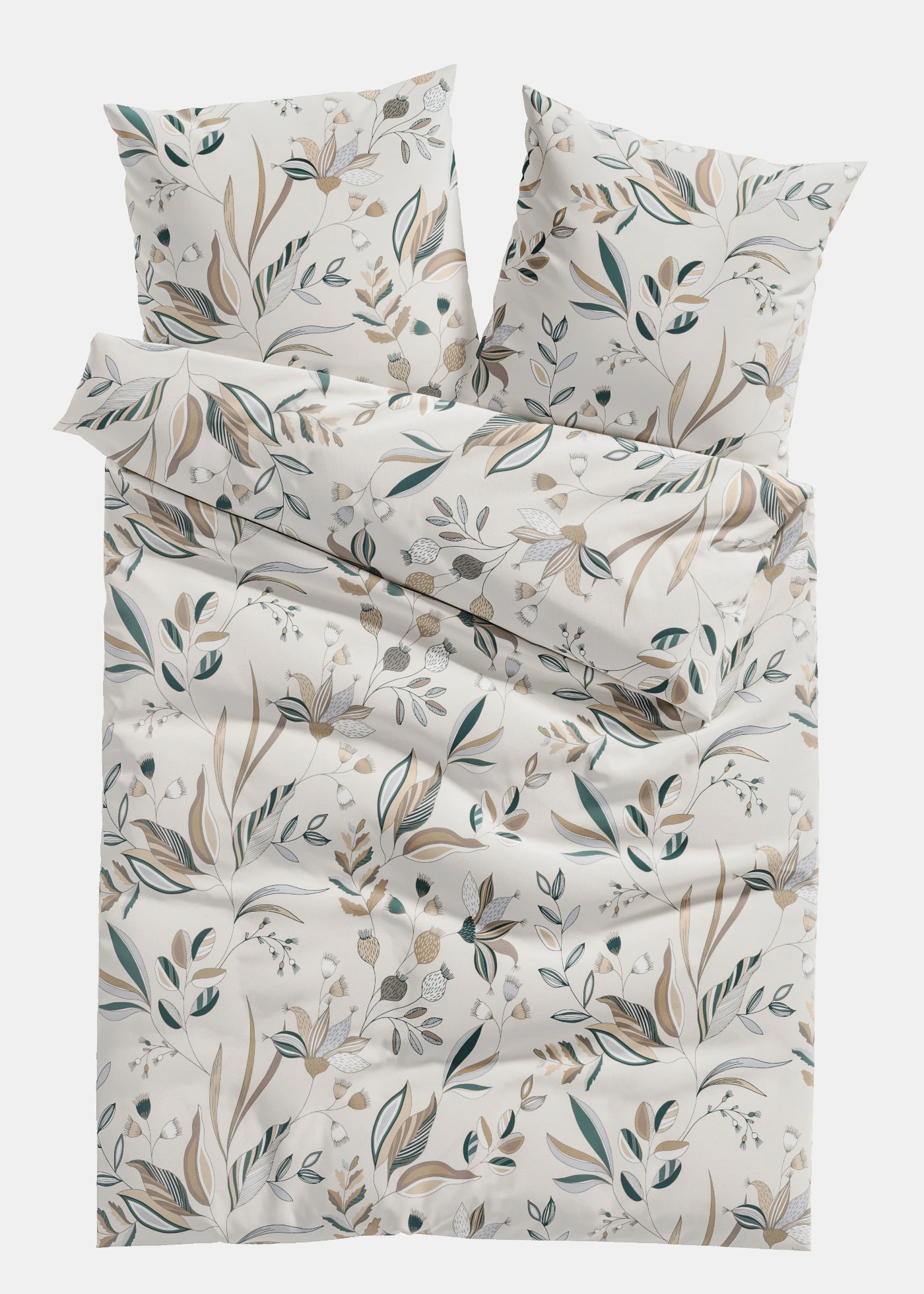 Linon dekbedovertrek • crème • bonprix online shop