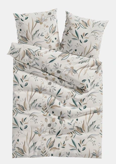 Lenjerie de pat din linou • crem • magazin bonprix