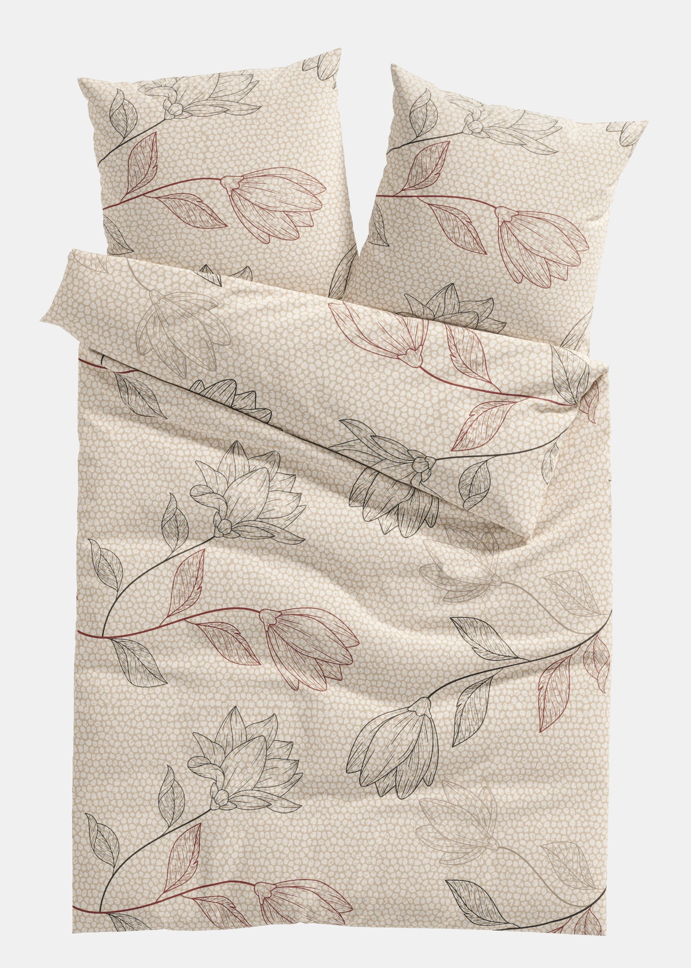 Parure de lit en linon • crème • Boutique bonprix