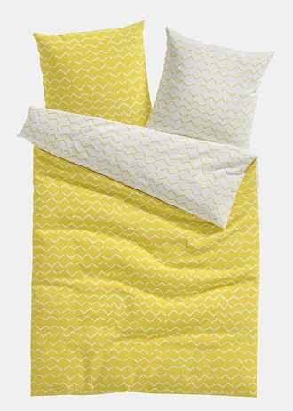 Lenjerie de pat reversibilă din material cu bumbac