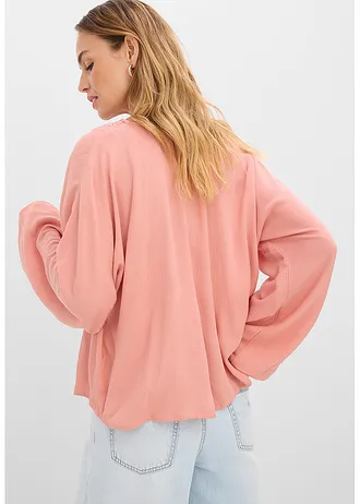 Tuniek van fijne viscose • poederbruin • bonprix online shop