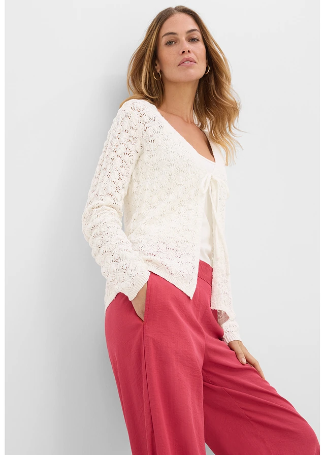 Palazzo broek van viscose mix • kersenrood • product-page.page-title-suffix