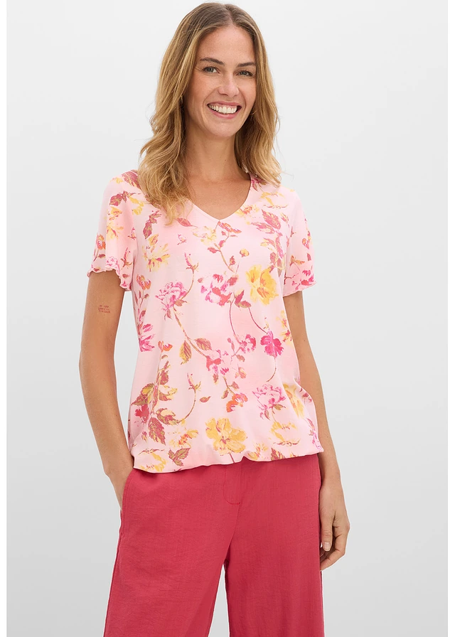 Shirt met bloemenprint • roze gebloemd • product-page.page-title-suffix