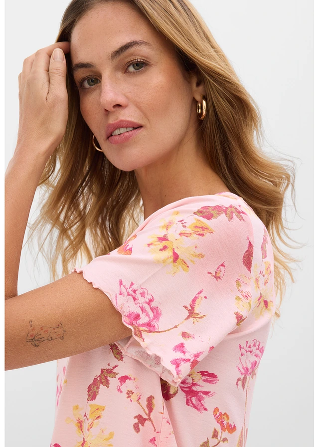 Shirt met bloemenprint • roze gebloemd • product-page.page-title-suffix