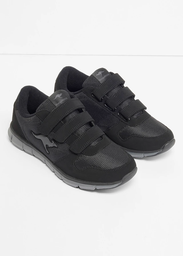 Kangaroos sneakers met een lichte loopzool, Kleur: zwart
