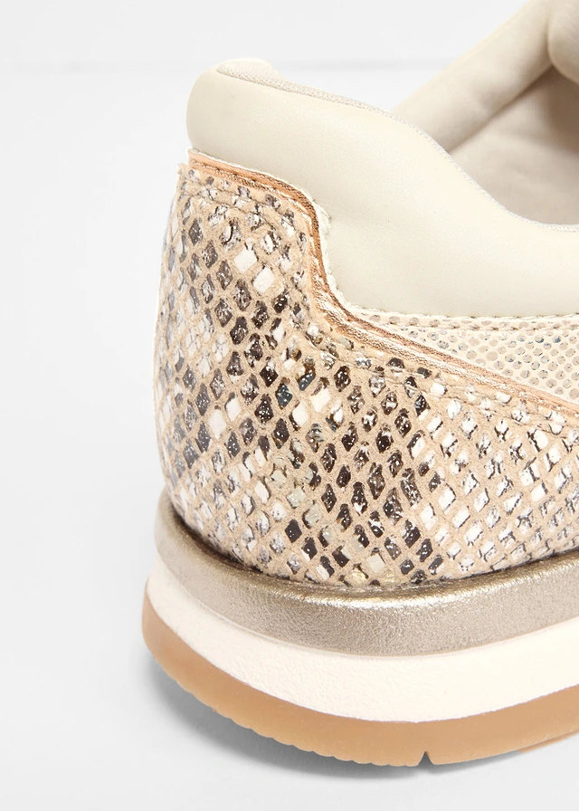Tamaris sneakers met dierenprintdetails • beige slangenprint • product-page.page-title-suffix