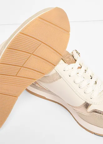 Tamaris sneakers met dierenprintdetails • beige slangenprint • bonprix online shop
