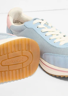 Komfortowe sneakersy marki Rieker z wyściełaną wkładką • jasnoniebieski • sklep bonprix