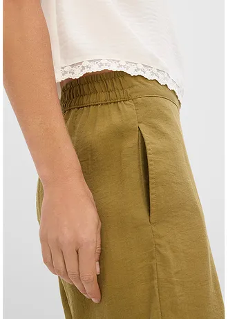 Pantalon palazzo • vert nature • Boutique bonprix