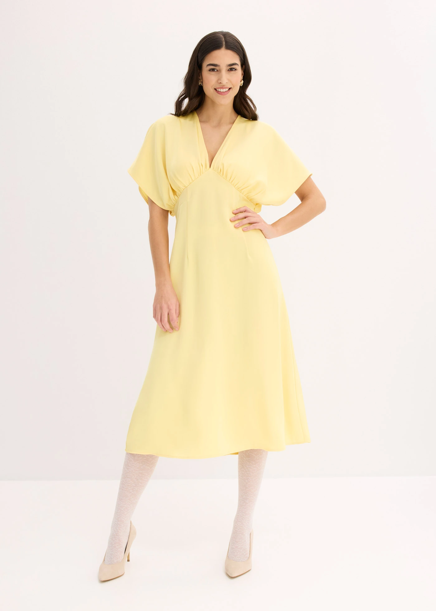 Collant voile effet résille 30D • blanc • Boutique bonprix