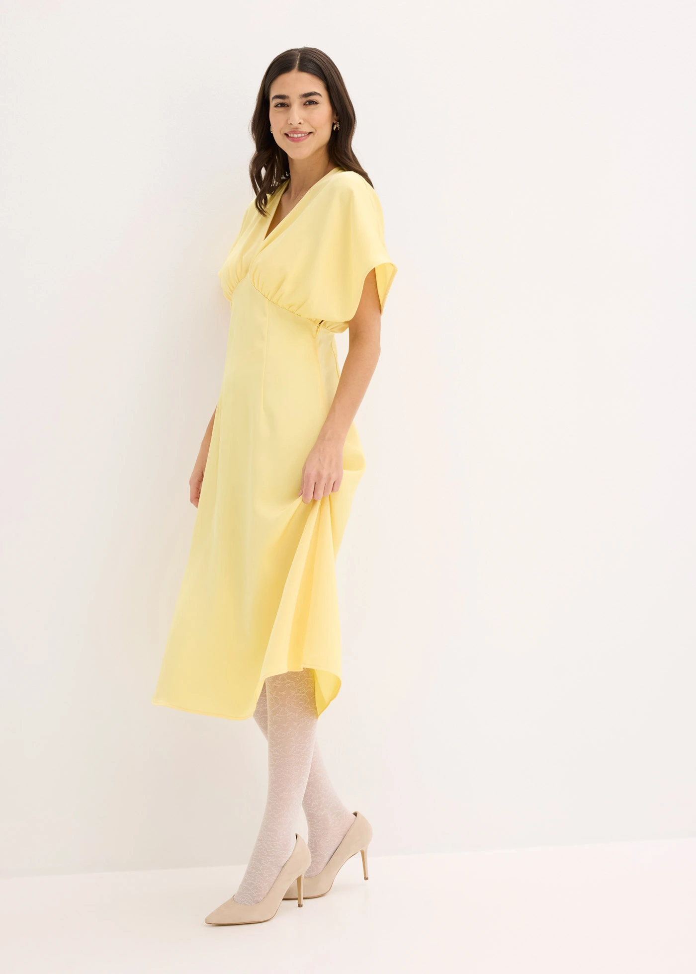 Collant voile effet résille 30D • blanc • Boutique bonprix