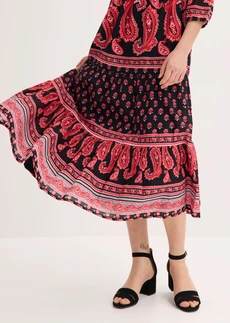 Rochie midi din bumbac 100% • negru • magazin bonprix