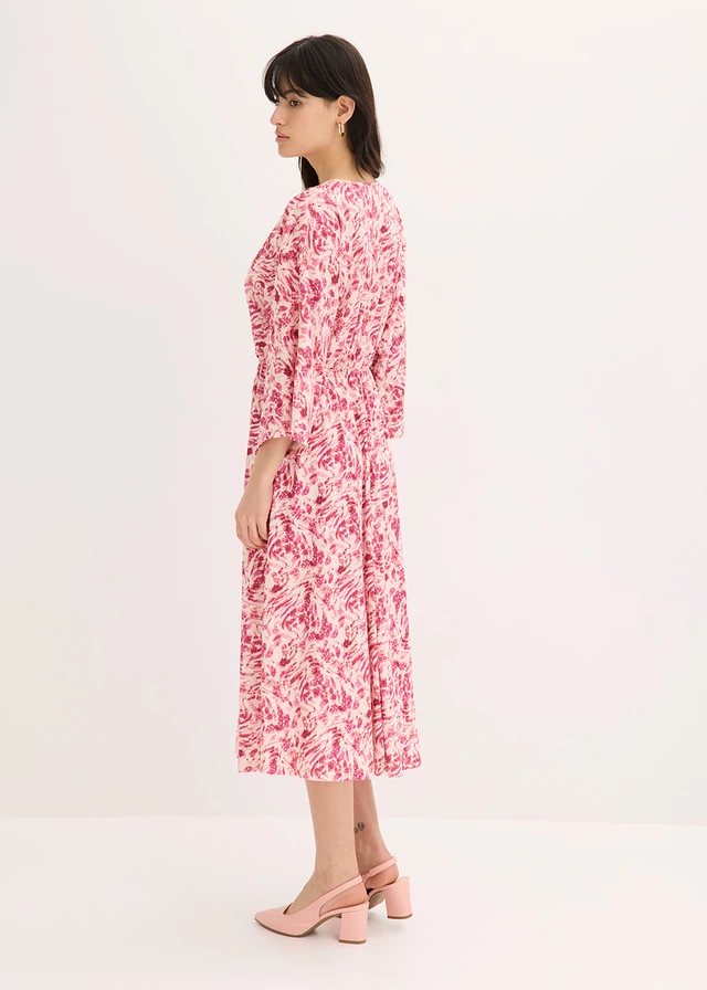 Jersey jurk met kant • pink gedessineerd • product-page.page-title-suffix