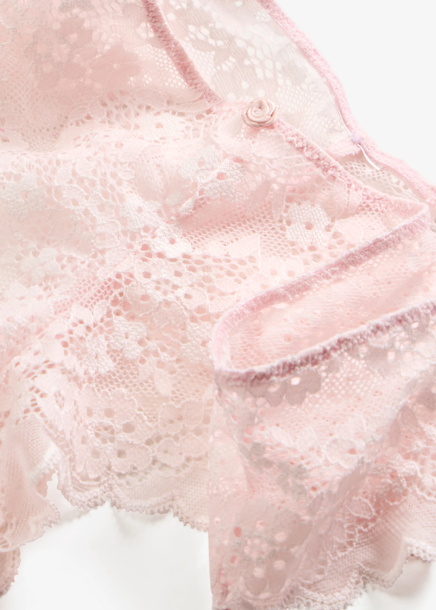 Slip brésilien en dentelle douce • rose clair • Boutique bonprix