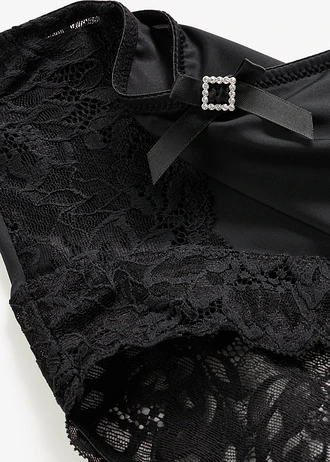 Tailleslip met kant • zwart • bonprix online shop