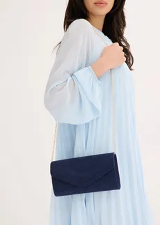 Clutch met bjjzondere details • donkerblauw • bonprix online shop