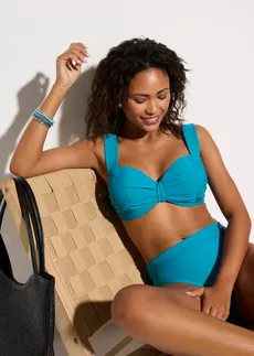 Bikini balconnet (ens. 2 pces) à bretelles rembourrées • pétrole • Boutique bonprix