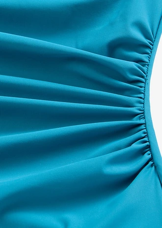 Tvarujúce plavky, ľahký tvarujúci efekt, V-výstrih • petrolejová • obchod bonprix