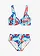 Minimizer bikini met brede bandjes (2-dlg. set), Kleur: blauw bloemenprint