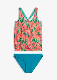 Costum baie tankini oversize (set/2piese) • corai floral cu imprimeu • magazin bonprix