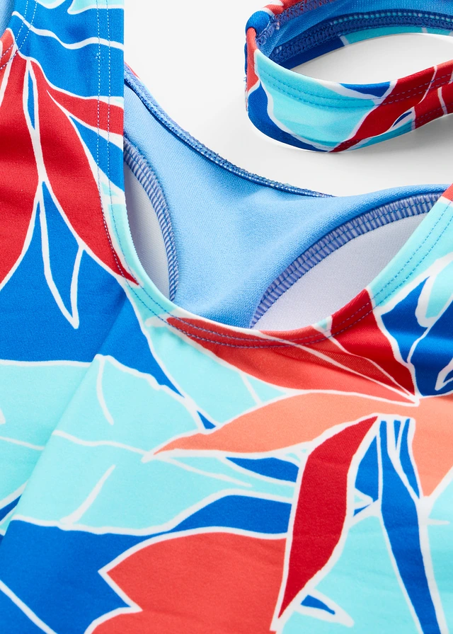 Badpak • blauw bloemenprint • product-page.page-title-suffix