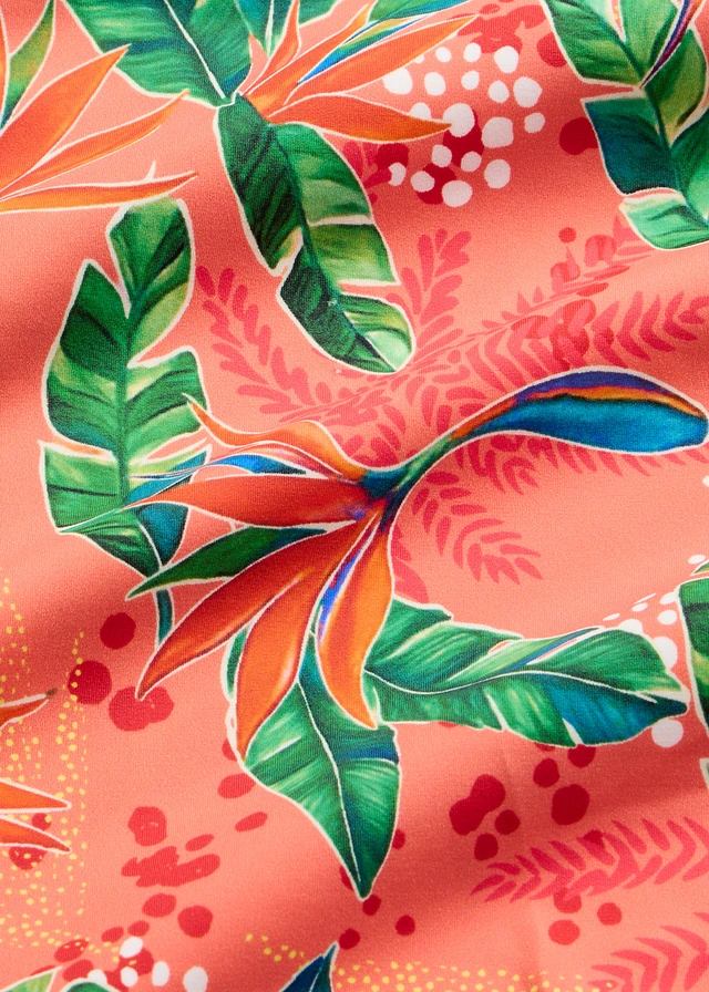 Badpak met verstelbare bandjes • koraal bloemenprint • product-page.page-title-suffix