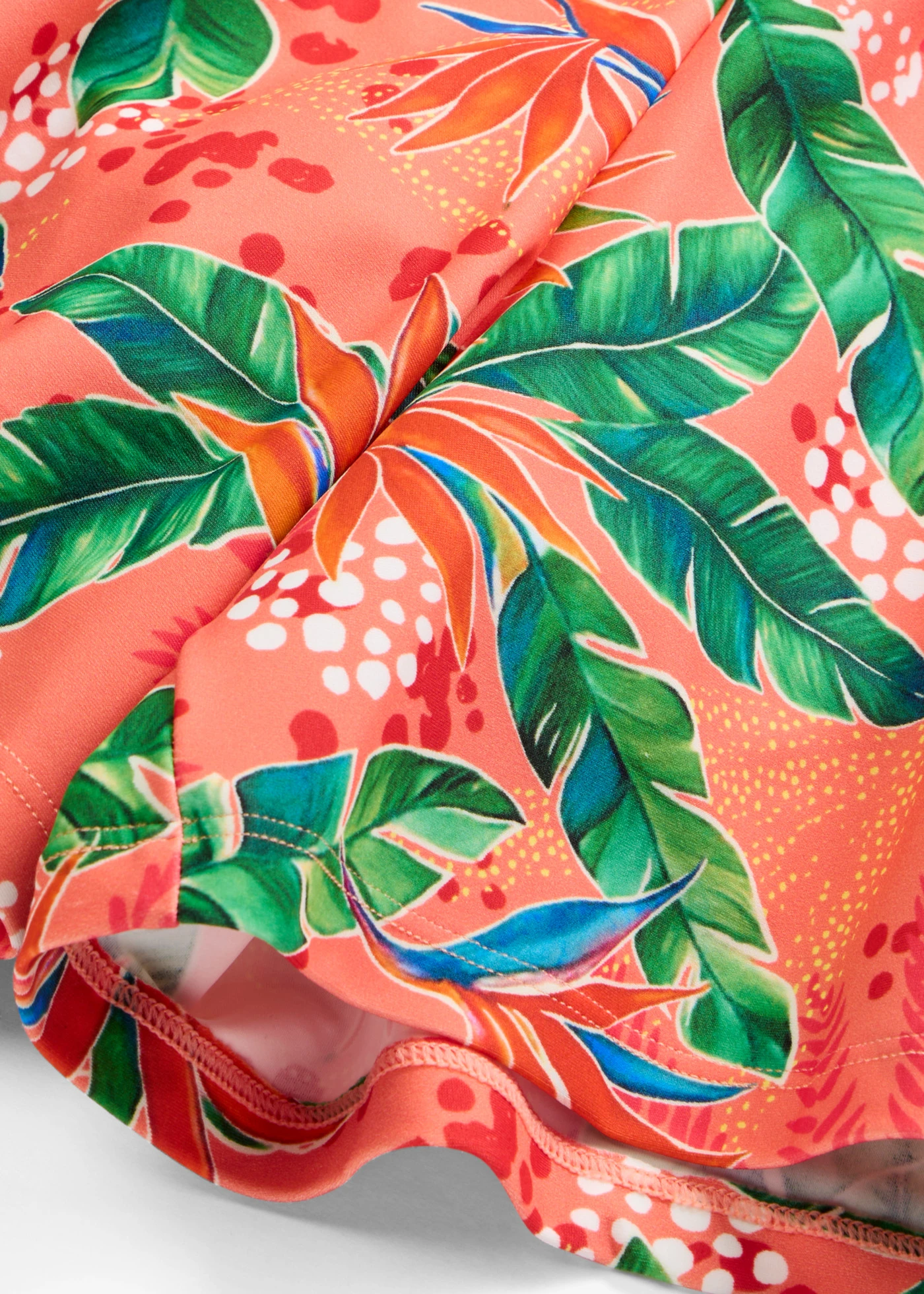 Zwemshort met binnenbroekje • koraal met bloemenprint • bonprix online shop