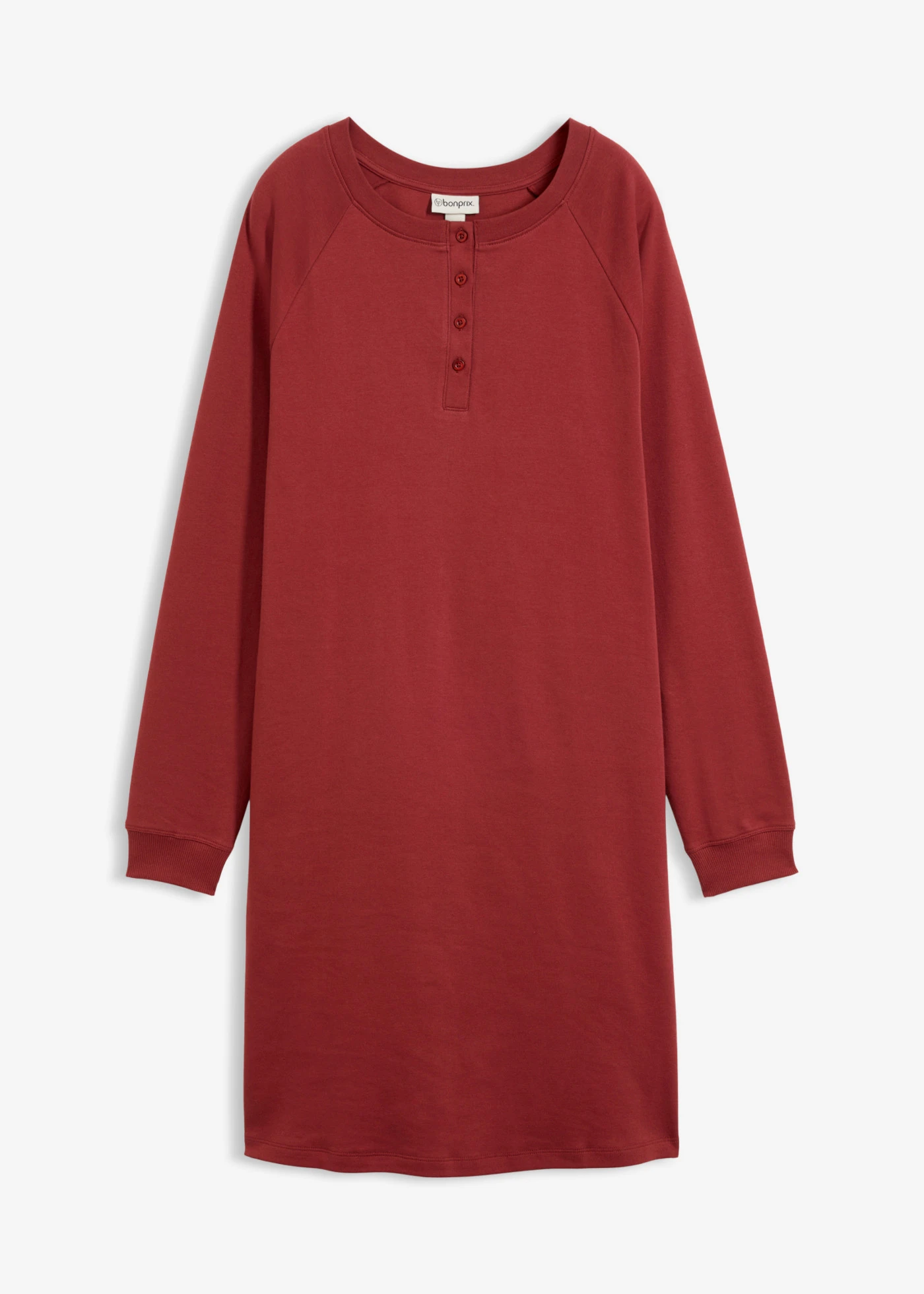 Robe en jersey interlock épais • rouge désert • Boutique bonprix