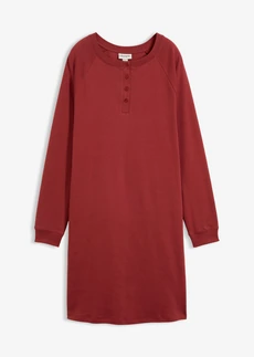 Robe en jersey interlock épais • rouge désert • Boutique bonprix