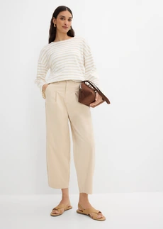 Pantalon ballon large et léger • sable clair • Boutique bonprix