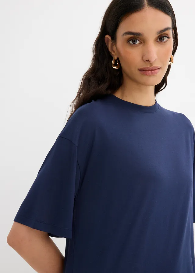 Shirt in een zachte modalmix • donkerblauw • product-page.page-title-suffix