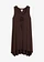 Robe en jersey à laçage, Couleur: marron foncé