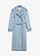 Denim trenchcoat, Kleur: lichtblauw denim