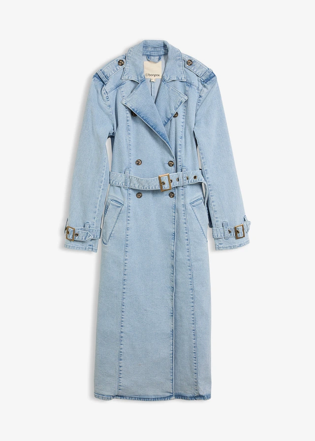 Denim trenchcoat