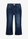 Bootcut jeans high waist, cropped, Kleur: blauw denim used