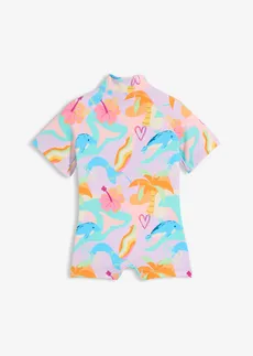 Zwemsuit, Kleur: zacht lila gedessineerd