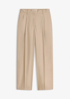 Pantaloni barrel • bej-camel mat • magazin bonprix