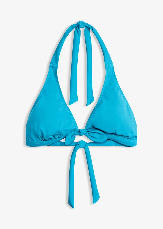 Halter bikinitop, Kleur: petrol
