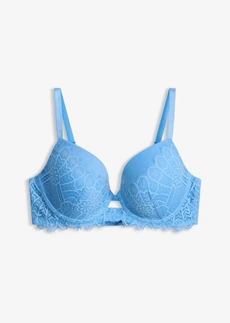 Soutien-gorge à coques et dentelle orientale • bleu layette • Boutique bonprix